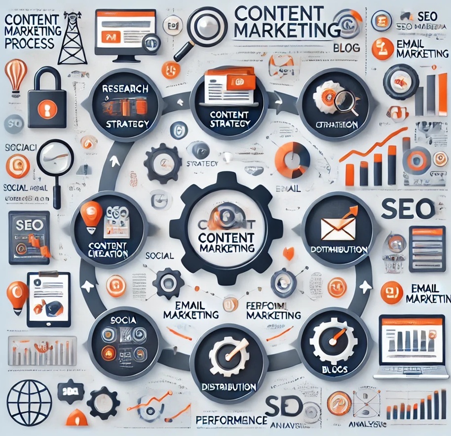 our content marketing process at TST Digital